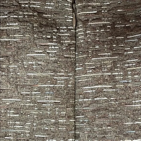 Michael Kors Shimmer Glam Metallic Brown Pencil Mini Skirt - size 8 - Picture 6 of 11